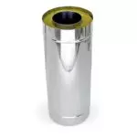 Труба сэндвич нерж+нерж сталь Ф 150х210 L-1м