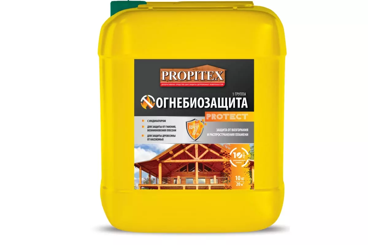 21d422564ae1aba81c81f56776458cb9 Огнебиозащита 1 группа PROTECT 10кг Пропитекс