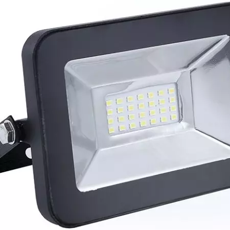 Прожектор светодиодный 10Вт 6500К Ultraflash серый 359636