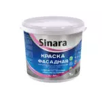 Sinara Краска в/д фасадная акриловая матовая супбел 7кг