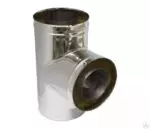 Личное: Тройник сэндвич 90° нерж+нерж. сталь Ф150х210мм