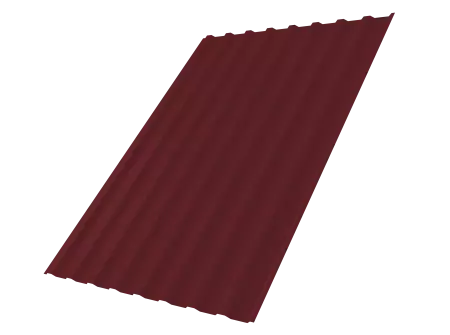 Профнастил ЮГ С8А 0,45 RAL 3005 1,5х1,185м