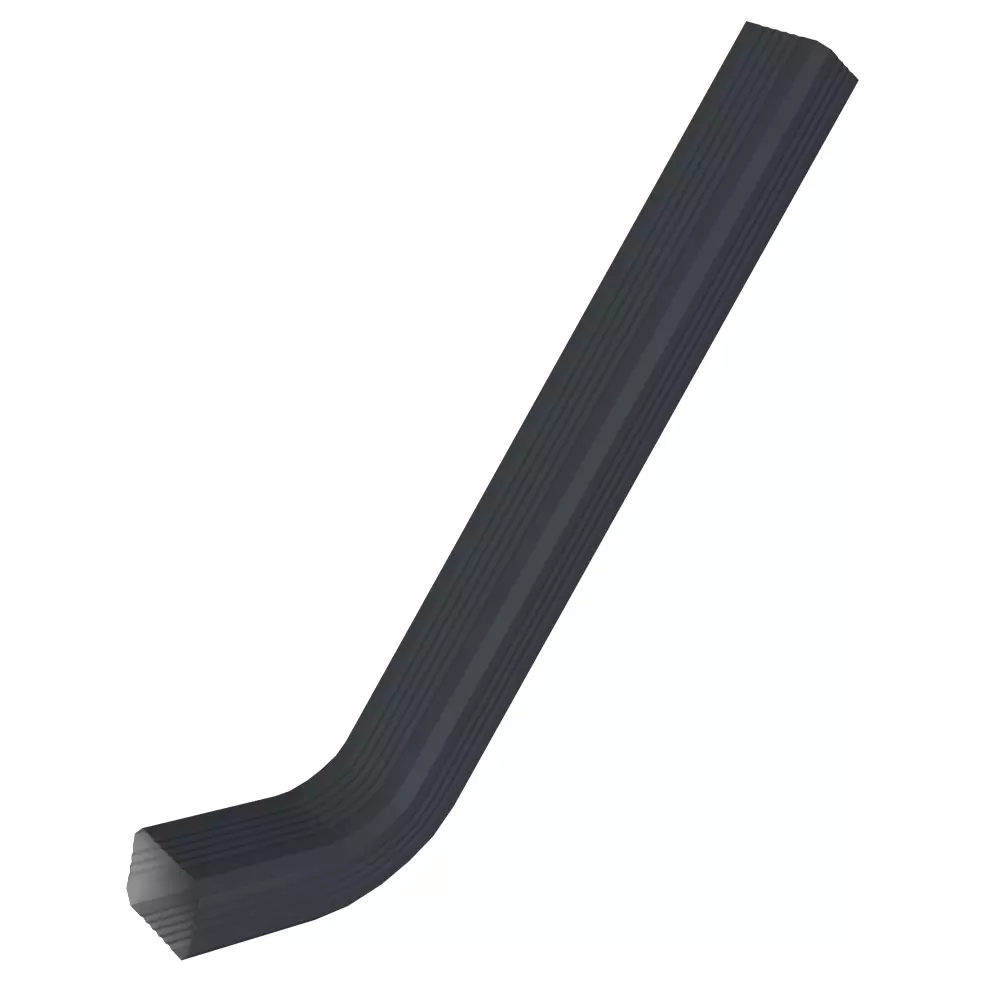 truba-gofrirovannaya-vortex-lite-matt-76kh102kh1000mm-s-kolenom-ral-7024-mokryy-asfalt-266685 Труба гофрированная с коленом Vortex Lite 76х102х1000мм RAL 7024