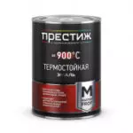 Эмаль термостойкая до 700*С белая 0,8кг ПРЕСТИЖ
