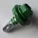 Саморез 5,5х19 зеленый RAL 6002 (300шт)по метал