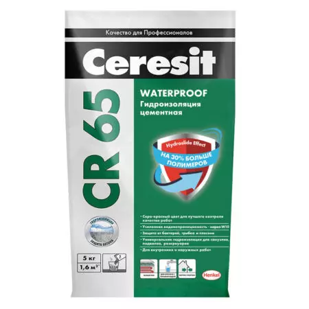 Личное: CR 65/5 Waterproof масса гидроизоляционная
