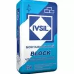 Личное: Клей монтажный «IVSIL BLOCK» 25 кг