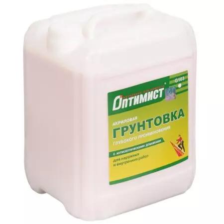 Грунтовка глубокого проникн. «Оптимист» 10л (зел.э) 103.