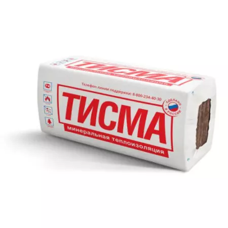 КНАУФ Тепло-и звукоизоляц. ТИСМА TS 038 100x600x1300 мм (12.5м2)