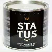 Грунт ГФ-021 красно-коричневый 1,8кг STATUS
