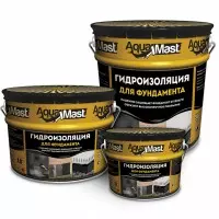 Личное: Мастика битумная AquaMast (3кг) фундамент