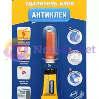 АНТИКЛЕЙ-удалительклея"СЕКУНДА"на инд.блистере,/шоу-бокс 12шт/144шт/ 403-052