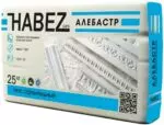 ГИПС Хабез Алебастр, строительный Г5 Б1 25кг/50шт