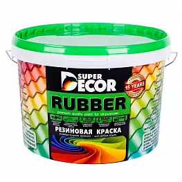 Личное: Краска резиновая «SUPER DECOR» №16 топленое молоко 1кг