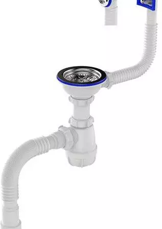 Aquant Сифон для мойки 3 1/2"х40 (B0178-20-MR)