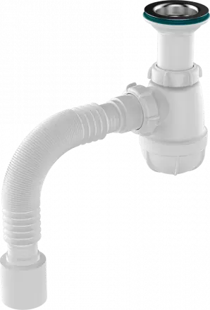 Aquant Сифон для кухни 1 1/2х40 с удлин горлов 40х50 (ВО510-30MR)