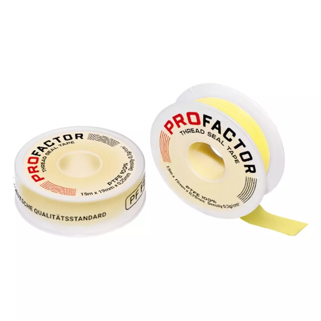 24cabb5f1adf9b18c6316feefe0e0527 Личное: Лента Фум д/газа 15м (19*0,25мм),большая,профессиональная,желтая ProFactor 169834