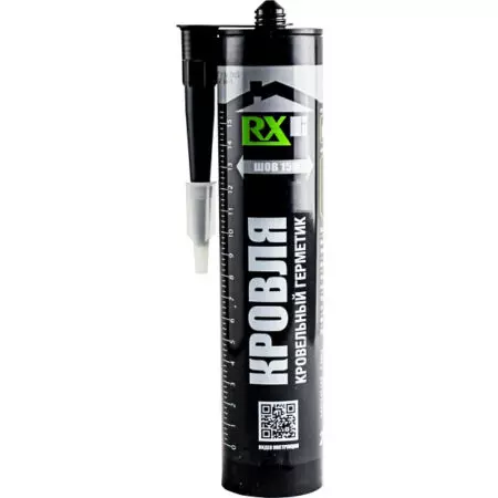 Личное: Герметик кровельный RX Formula антрацит (280мл, 12шт)