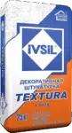 Штукатурка декор. IVSIL TEXTURA Короед 25кг 2,5мм СЕРЫЙ