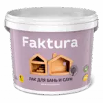 Лак для бань и саун 0,9 л FAKTURA (6)