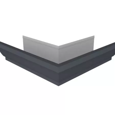 Личное: Угол желоба внешний Vortex Lite 130мм RAL7024