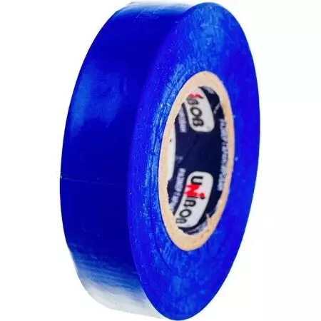 Изолента UNIBOB 15мм*10м синяя, ПВХ 130мкм