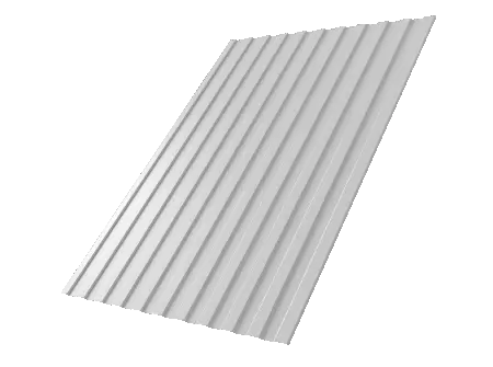 Профнастил ЮГ С8А 0,45 RAL 9003 1,7х1,185м