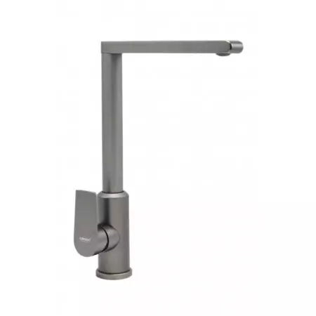AL4076-G Dikalan Смеситель д/кухни с высок.изливом,D40,(AL),СЕРЫЙ МАТ.