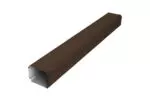 Труба гофрированная Vortex Lite 76х102х1000 мм RAL 8017 шоколад