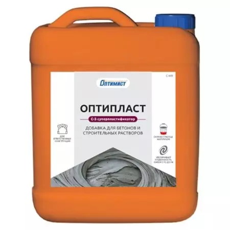 Оптипласт Оптимист пластифиц.добавка для бетона и раствора 10л