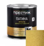 Личное: Эмаль декор Патина натуральное золото 0,2л ПРЕСТИЖ