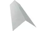 Планка конька плоского 145х145 0,45 Zn (2м)