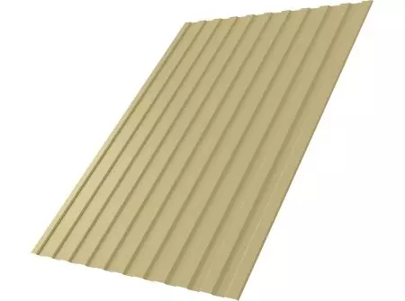 Профнастил С8А Grand Line 0,45 RAL 1014 1,5х1,20м