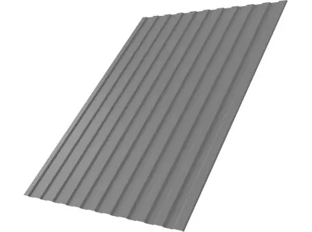 Профнастил С8А Grand Line 0,45 RAL 7004 2,0х1,20м