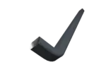 Труба гофрированная с коленом Vortex 76х102х3000мм RAL 7024