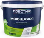 Краска ВД-АК 212 W-4 моющаяся белая 4,5кг Престиж