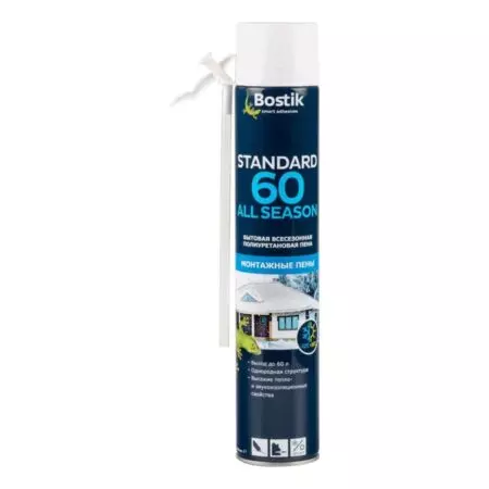 Пена бытовая Bostik Standart 60 All Season всесезонная 750мл.