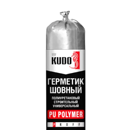 Герметик KUDO Proff полиуретановый серый 600мл 426125