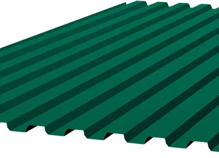 Профнастил С8А Grand Line 0,45 RAL 6005 1,7х1,20м