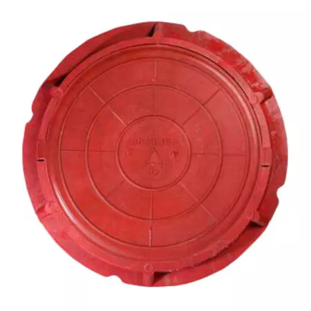 Люк Круглый Красный 5,0т Н80 D 630/750