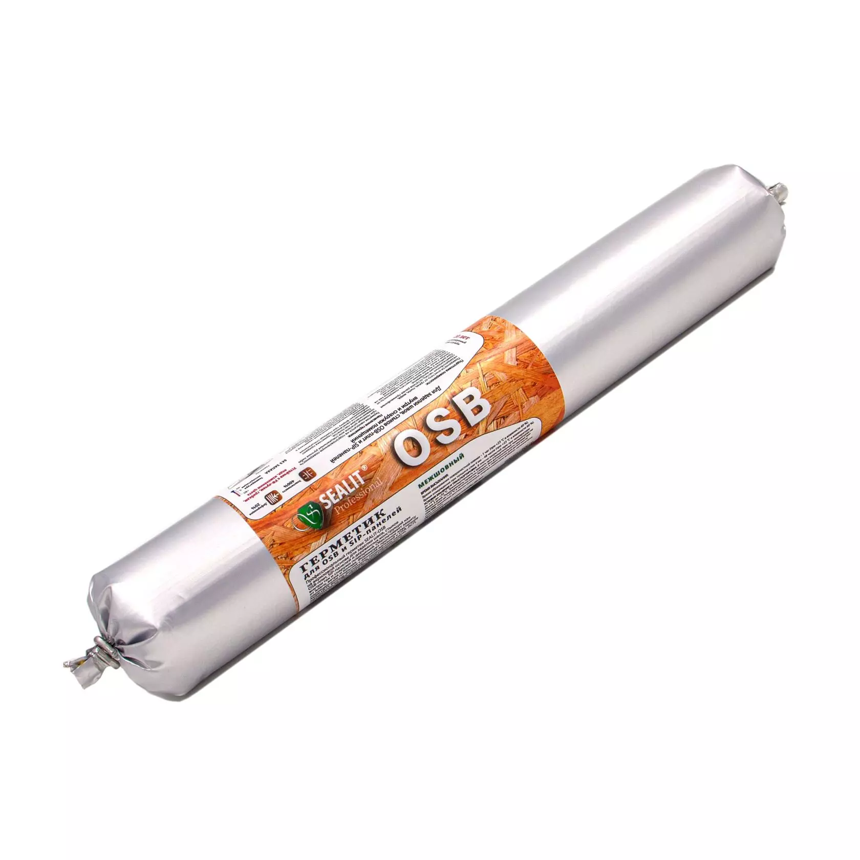 0e0d10e9231908d225df523f241940ef Герметик шовный OSB-плит светло-бежевый (файл-пакет) 0,9кг/600мл