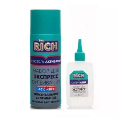 Пена-клей двухкомпонентный RICH 200 мл (50гр,24шт)