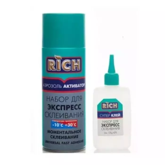 00598598 Пена-клей двухкомпонентный RICH 200 мл (50гр,24шт)