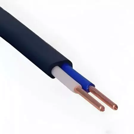 Кабель ВВГп нг (А) 2х2,5мм2, 100м, медь силовой ГОСТ чер ККЗ 283665