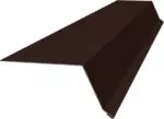 Планка Капельник 100х55 0,45 с пленкой RAL 8017 2м