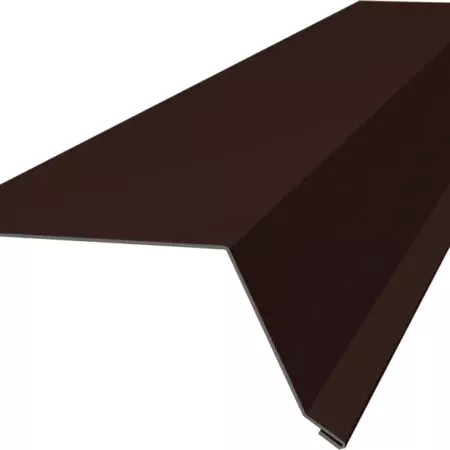 Планка Капельник 100х55 0,45 с пленкой RAL 8017 2м