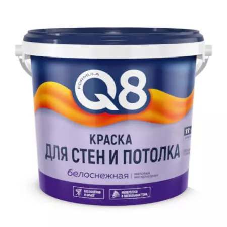 Краска интерьерная 13кг Формула Q8 ПА